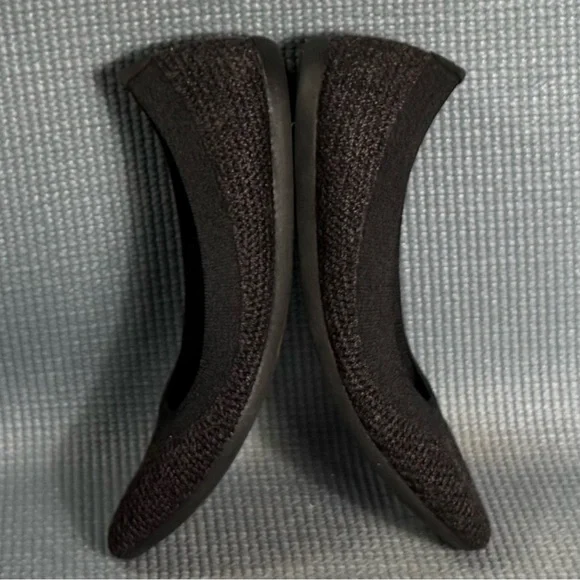 Allbirds Women's Tree Breezers Black Slip On Flats Shoes Size 5 - Picture 6 of 9